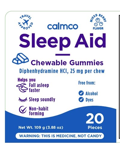 Sa Gummy 20ct Berry (Calmco Sleep Aid Gummies Berry 20ct)